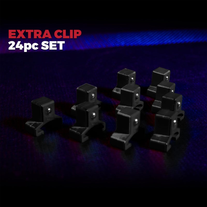 Olsa Tools Black Spring-Loaded Ball Bearing Socket Clips - 24-Pack (1/2-Inch) - Compatible with Olsa Socket Holders - Part: 1137 - Image 3